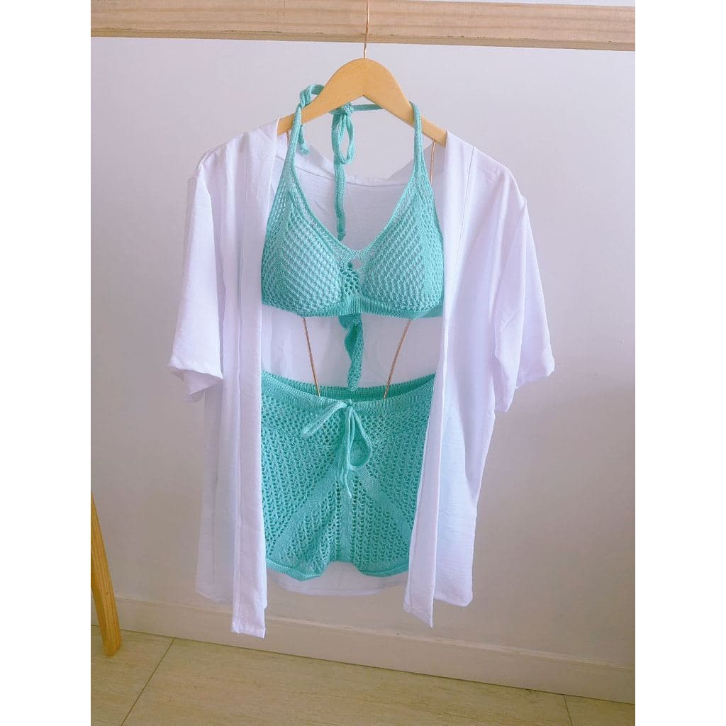 kits2pcs,kimono #111-2 com conjuntos de saida praia Liso verão moda feminina