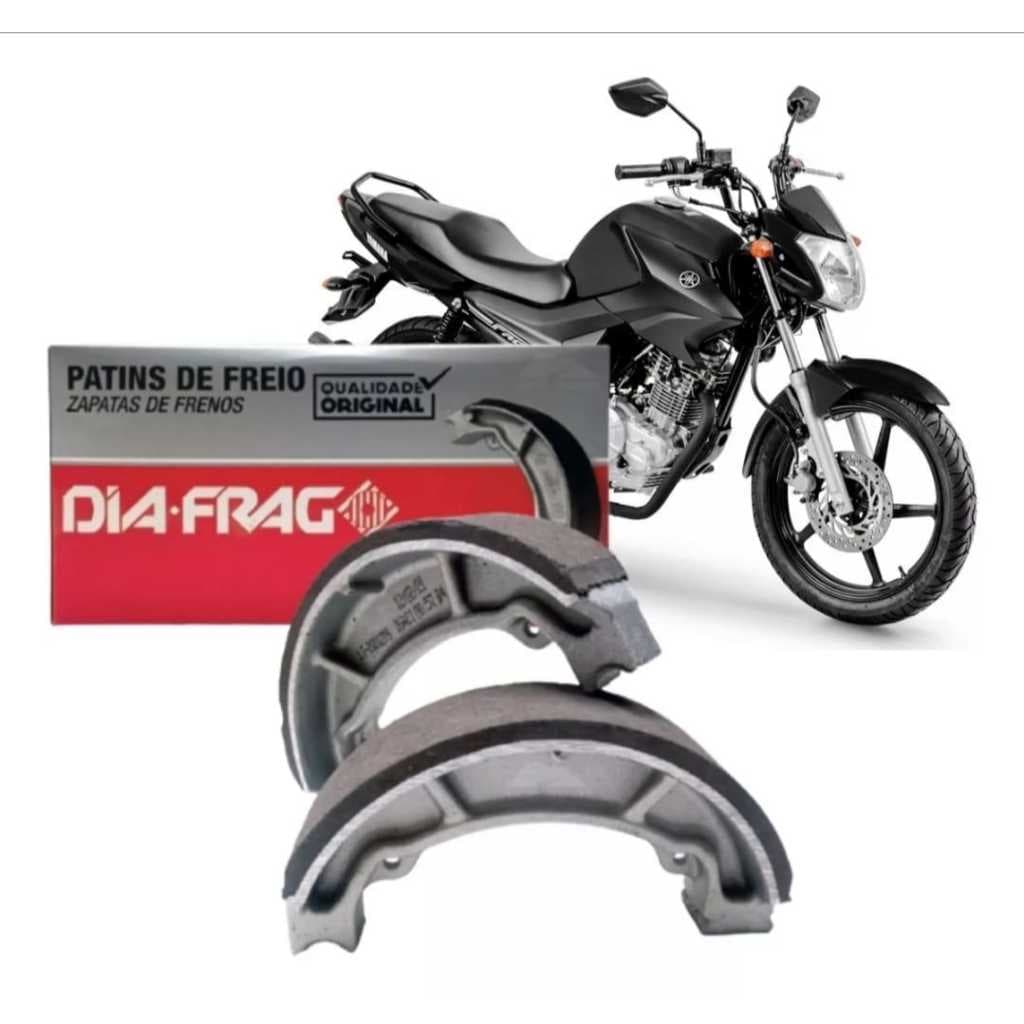 LONA PATIM DE FREIO MODELO ORIGINAL DIAFRAG MOTO YAMAHA YBR / FACTOR 125 - FAZER 150 - CROSSER 150..
