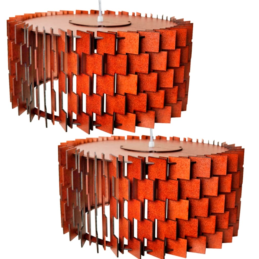 Super Kit 2 Luminárias de Teto Pendente Lustre Luxuoso Decoração Sala Cozinha Área Gourmet
