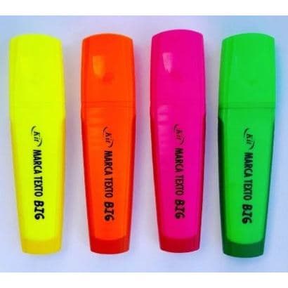 MARCA TEXTO BIG CORES NEON MARCA KIT