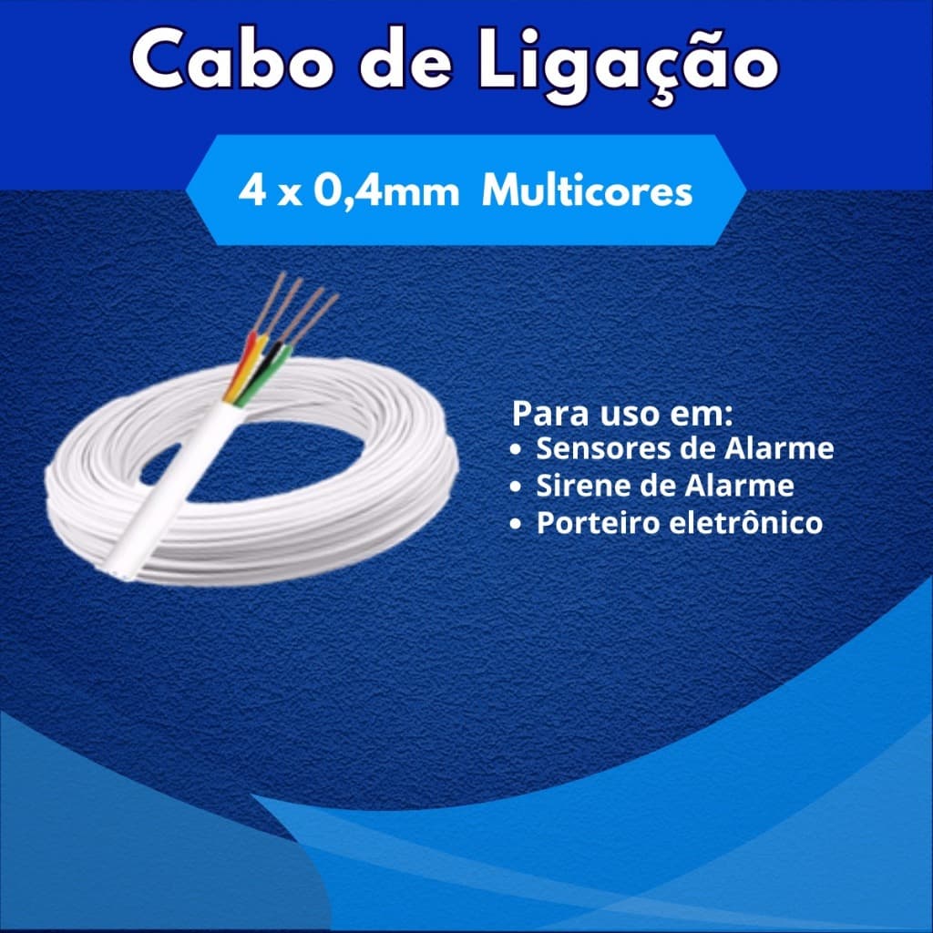 Rolo Cabo 4 vias de 50 metros