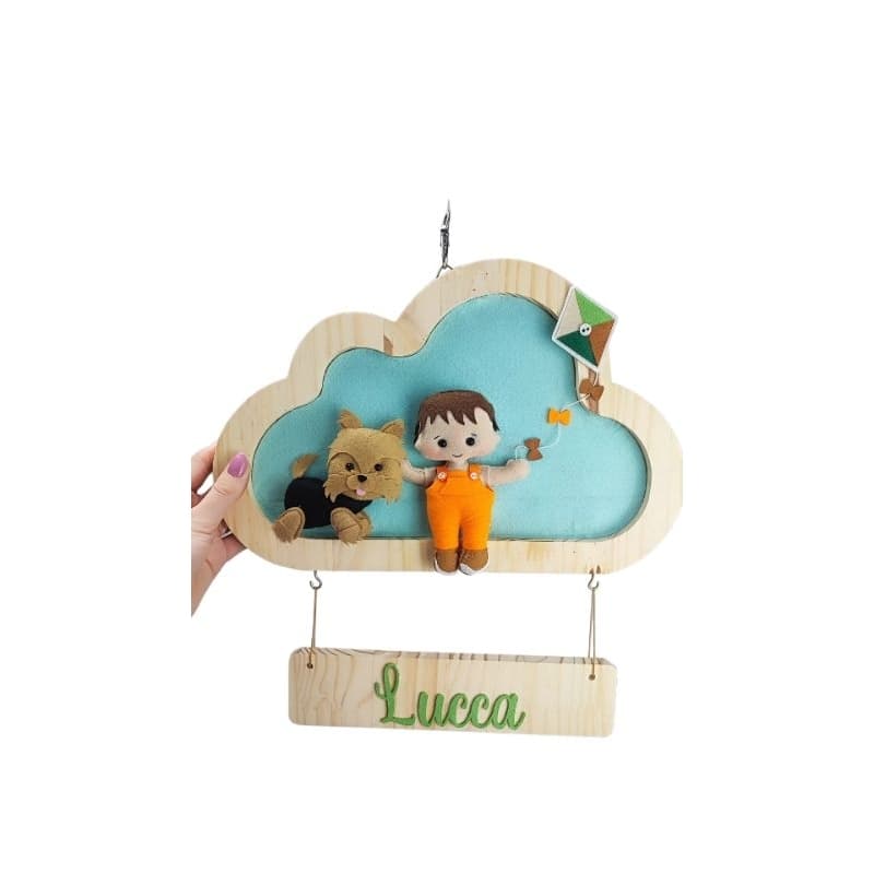 porta maternidade luxo personalizado com seu bebê e pet