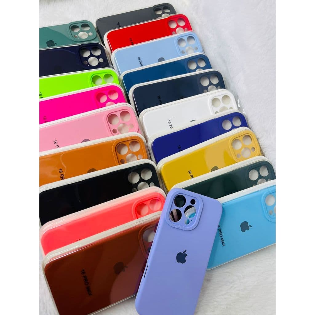 CAPA CAPINHA CASE PARA IPHONE 16 PRO MAX  A SILICONE INTERIOR AVELUDADA COM CÂMERA FECHADA......