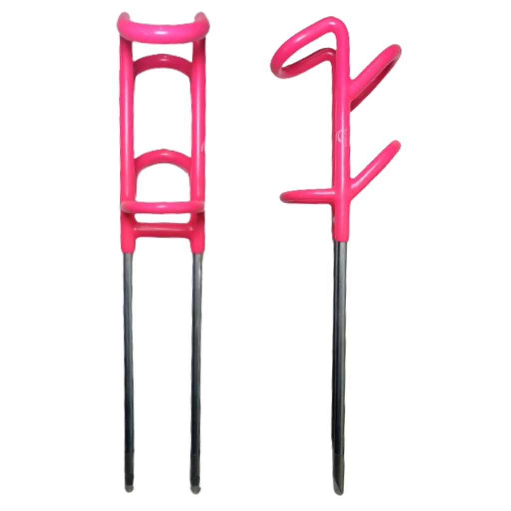 SUPORTE DE VARA EMBORRACHADO ROSA (35CM) JURÉIA PESCA