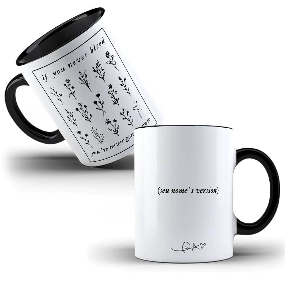 Caneca Personalizada Com Nome Taylor Swift #02 - Folklore