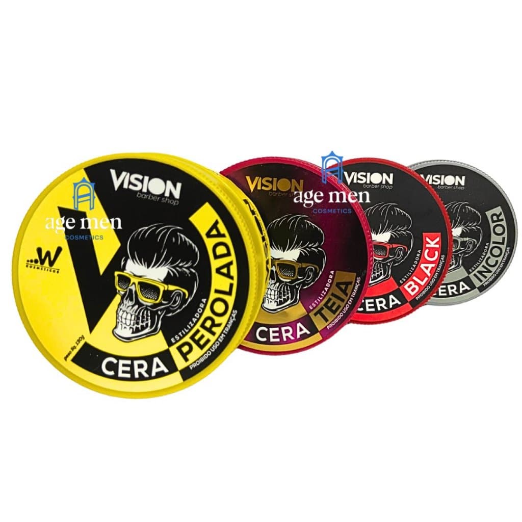 Pasta Cera Modeladora Vision Pomada 130g para Cabelo Estilizadora
