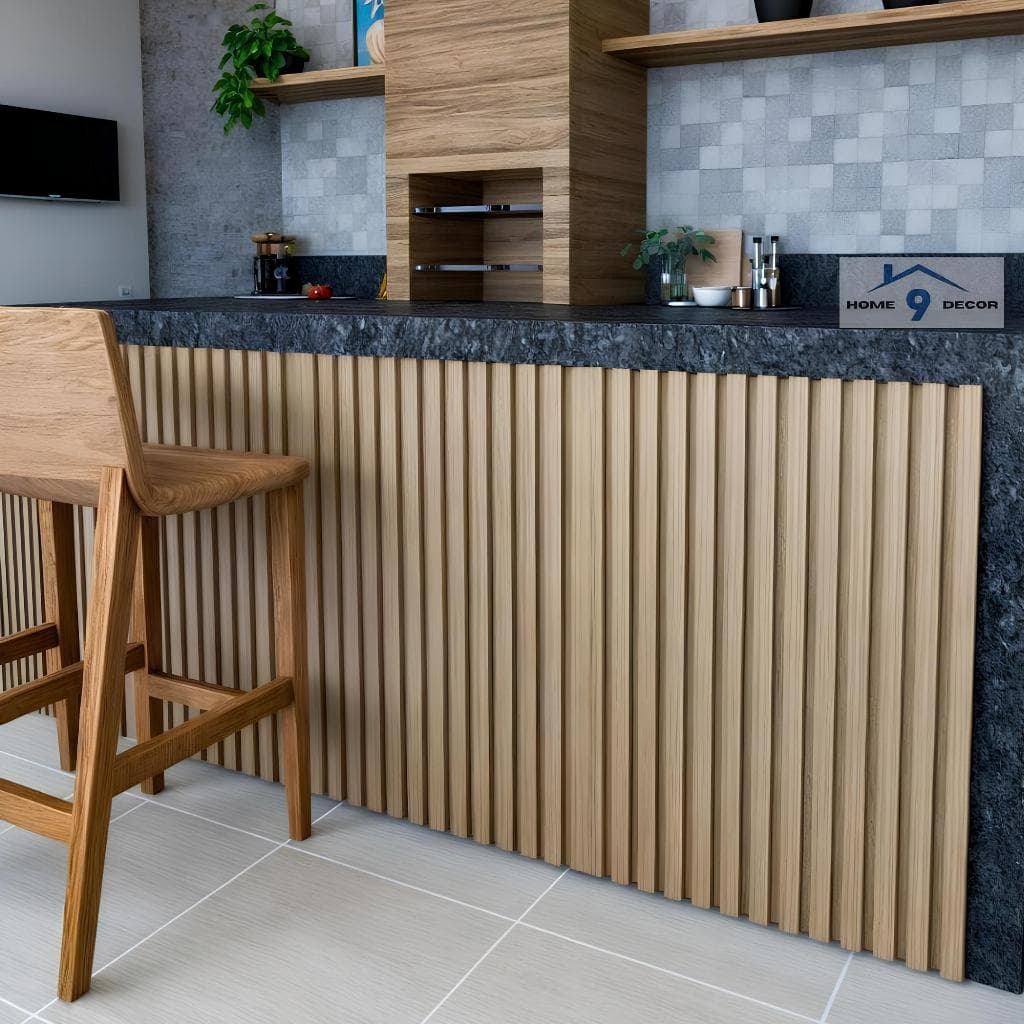 30 Revestimentos De Parede Painel Ripado Adesivo Decorativo MDF 45x11