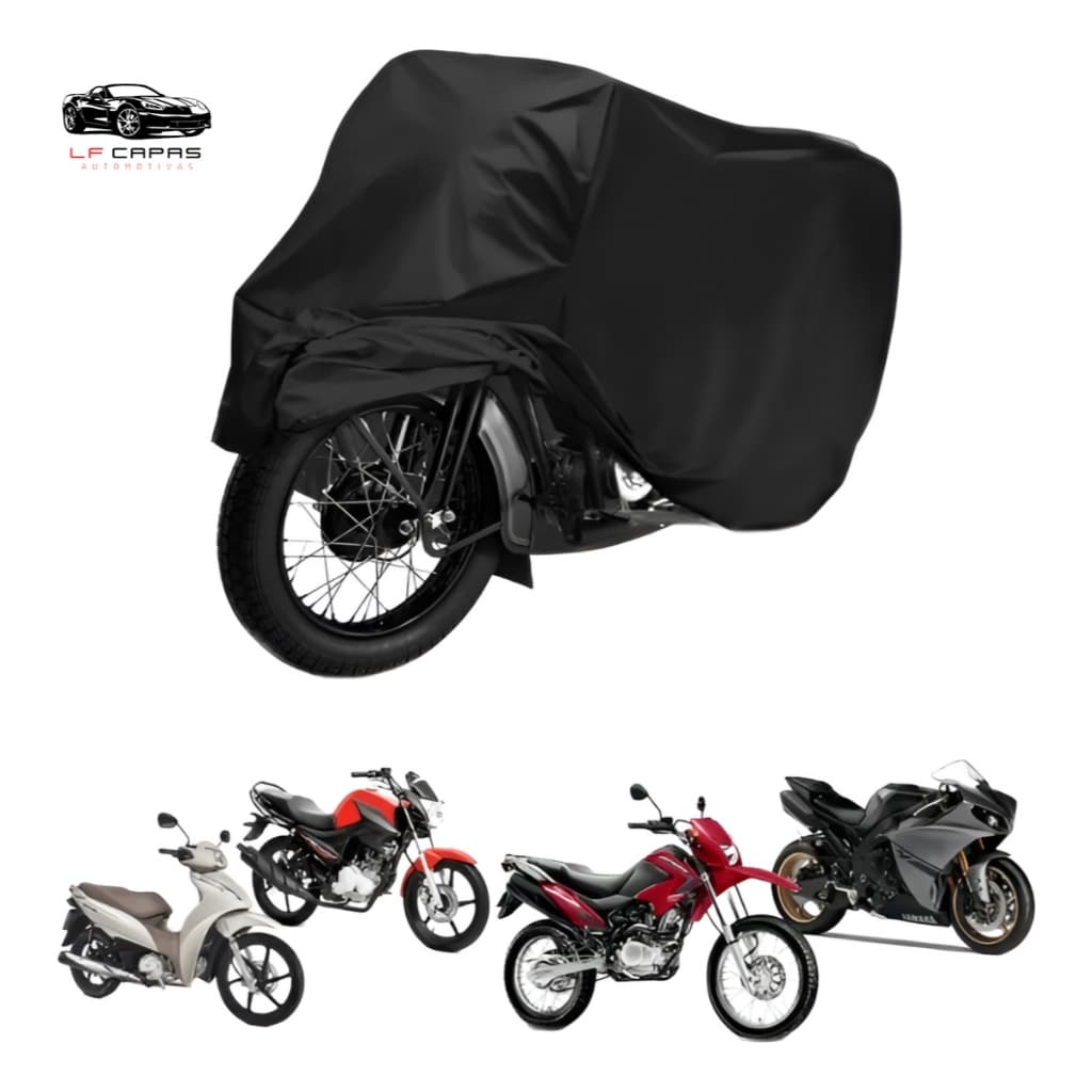 Capa De Cobrir Moto Couro Impermeável Modelos P/M/G Yamaha Lander 250