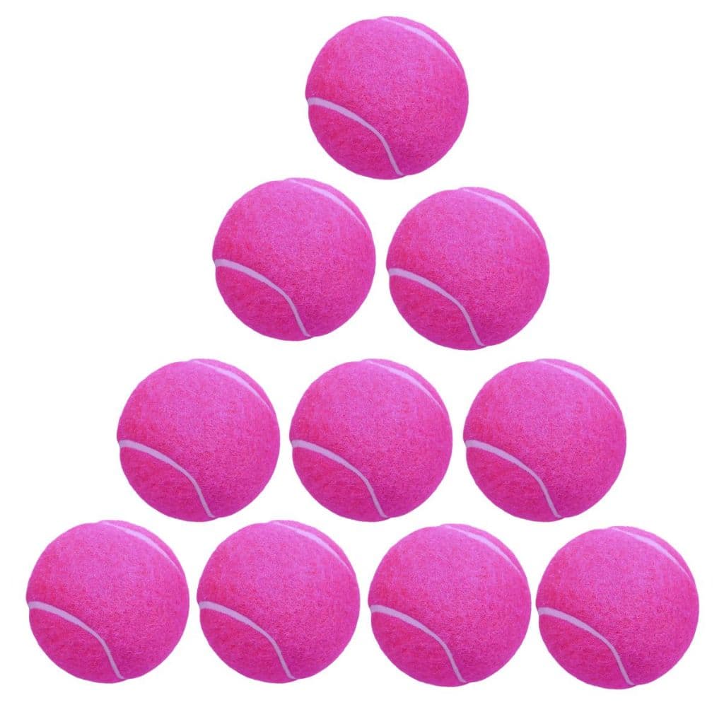 KIT 10 Bolas Beach Tennis Bolinha Tênis Praia PINK