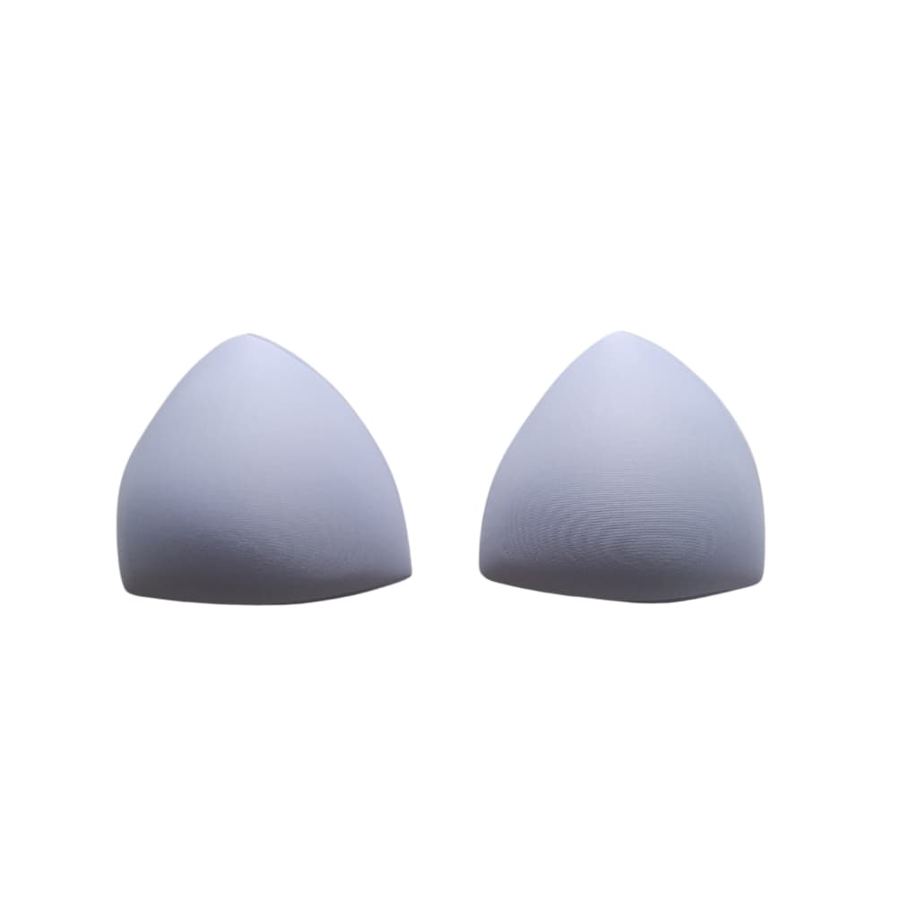 Kit 5 Pares Bojo Branco Triângulo Confecção Promoção Espuma Top Moda Praia / Roupas / Sutiã Kit 5 Pares Combo