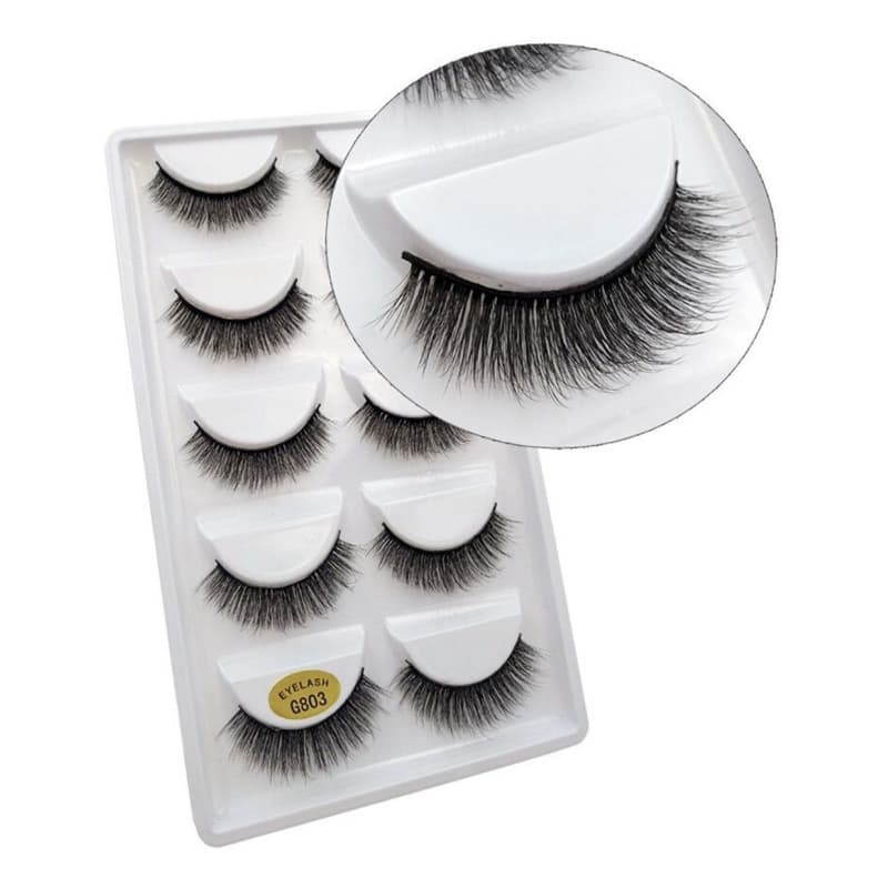 Caixa 5 ou 10 Pares Cílios Postiço Mink Natural Diversos Modelos a Sua Escolha SUPER PROMOÇÃO