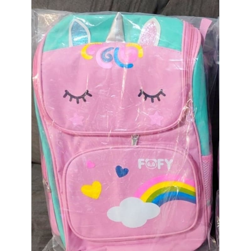 MOCHILA ESCOLAR UNICORNIO LINDA e resistente