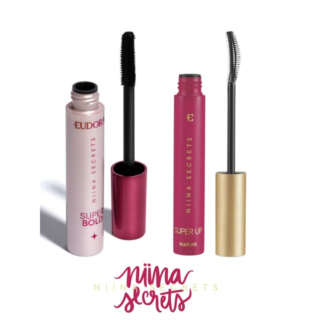 Máscara para Cílios Super Bold Niina Secrets 10g + Máscara Para Cílios Niina Secrets Super Up 8g