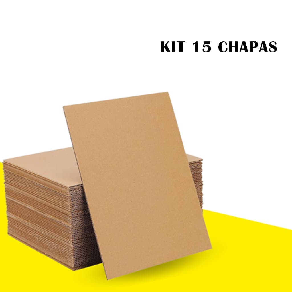 Kit 15 Chapa De Papelão Resistente Embalagem