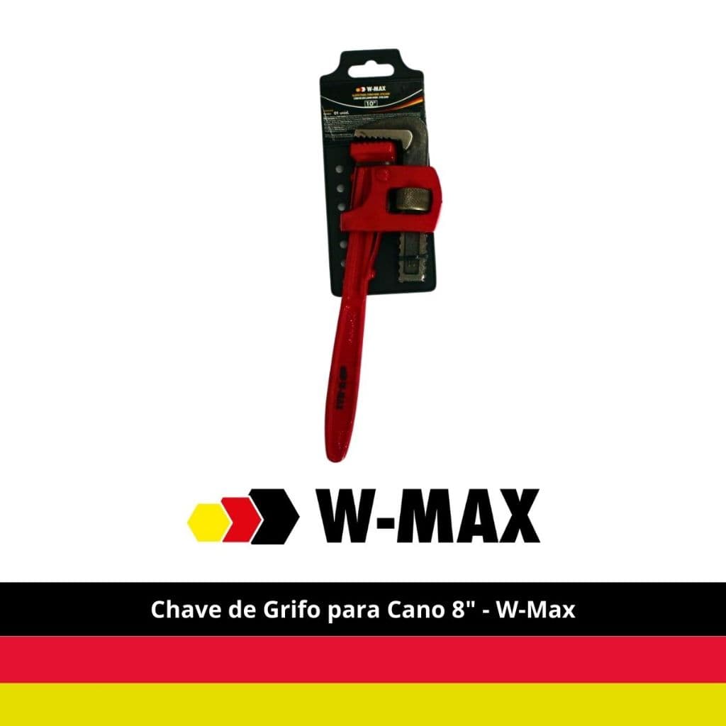 Chave de Grifo para Cano 8" - W-Max