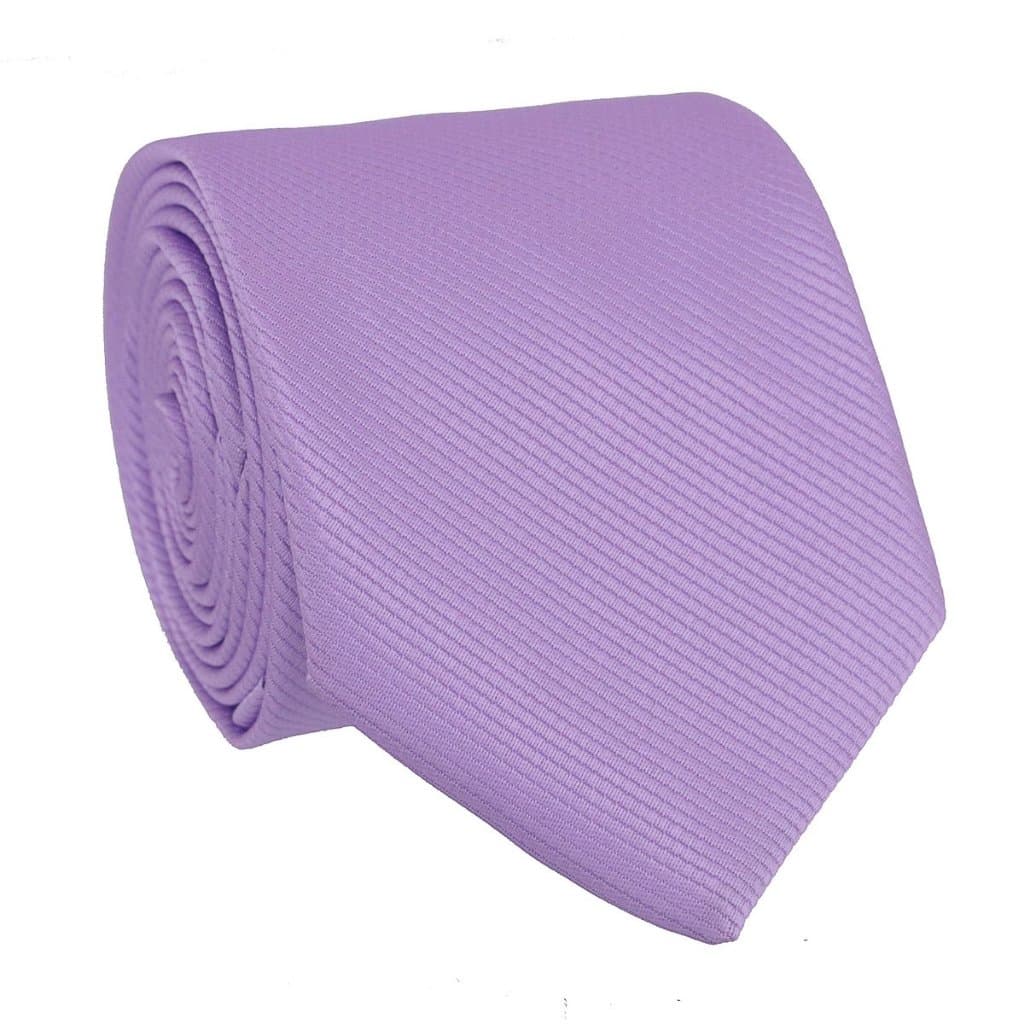 Kit 12 Gravatas Social Lisas Lavanda Padrinho Noivos Casamentos