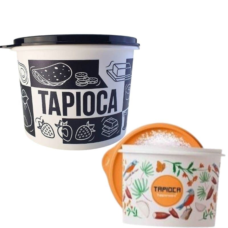 POTES CAIXA PARA MANTIMENTOS DE TAPIOCA ,GRANOLA, DA TUPPERWARE