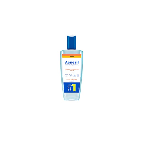 Sabonete Líquido Facial Antisséptico Acnezil 200ml - Cimed