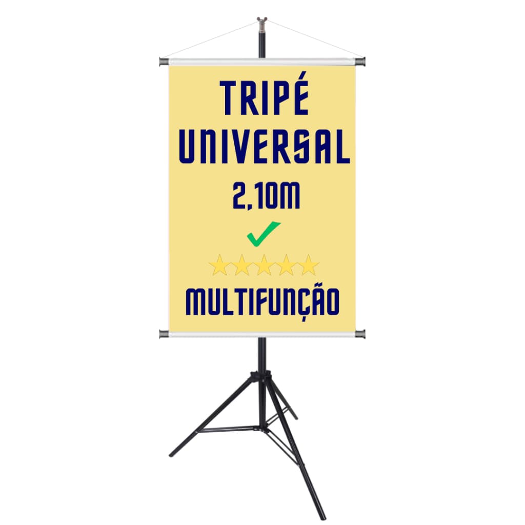 TRIPÉ MULTIFUÇÃO UNIVERSAL CELULAR ILUMINAÇÃO BANNER RING LIGHT