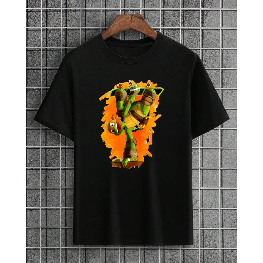 Camiseta As Tartarugas Ninjas Skate Adulto Infantil Filme Jogo Desenho Camisa Algodão Unissex Feminina Masculina