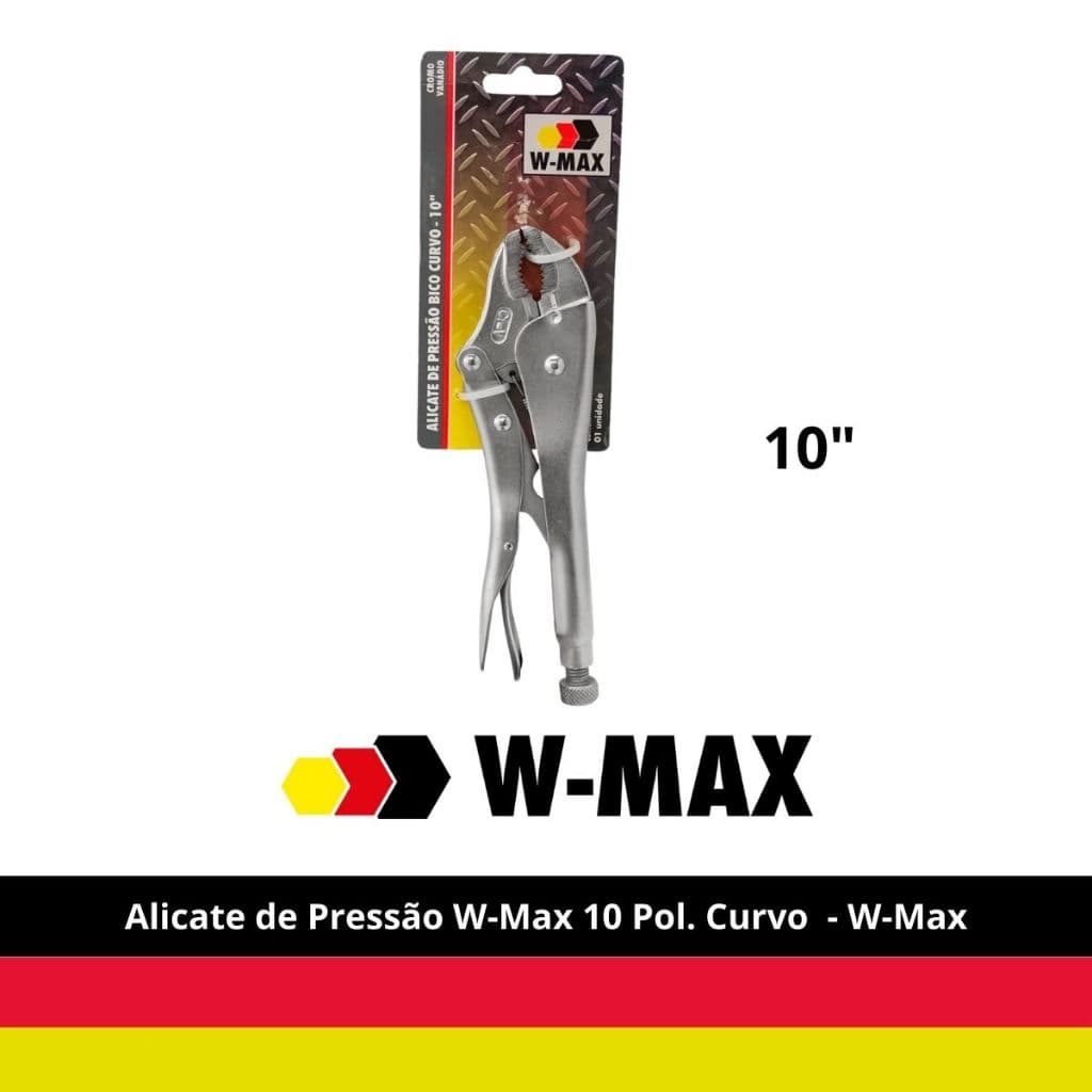 Alicate de Pressão W-Max 10 Pol. Curvo - WURTH W -MAX