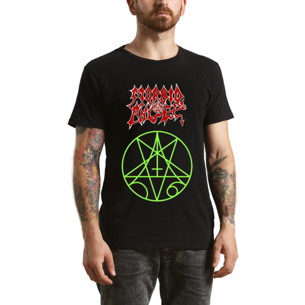 Camiseta Camisa Infantil e Adulto Morbid Angel Blusa unissex 100% Algodão Postagem Imediata