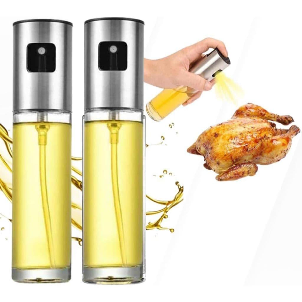 Kit C/2 Spray Borrifador Pulverizador Frasco Culinário De Óleo Azeite Capacidade 100ml
