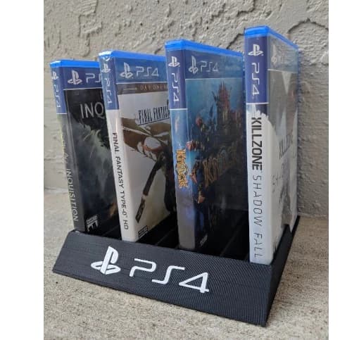 Suporte Organizador para Jogos DVD Playstation PS4 Personalizado!