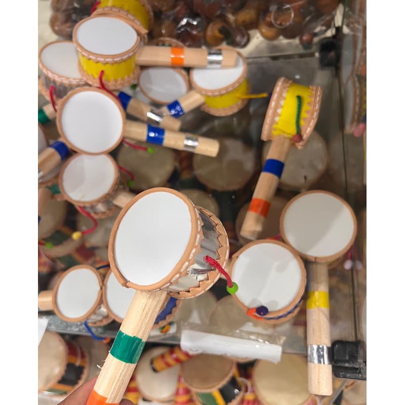Maculelê Cabuletê 1 a 3 tambores Instrumento Musical colorido Infantil Kabuletê