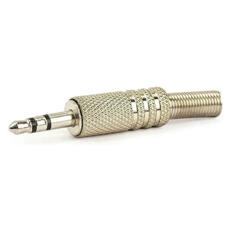 Plug P2 Estéreo Metal C/ Mola Mxt