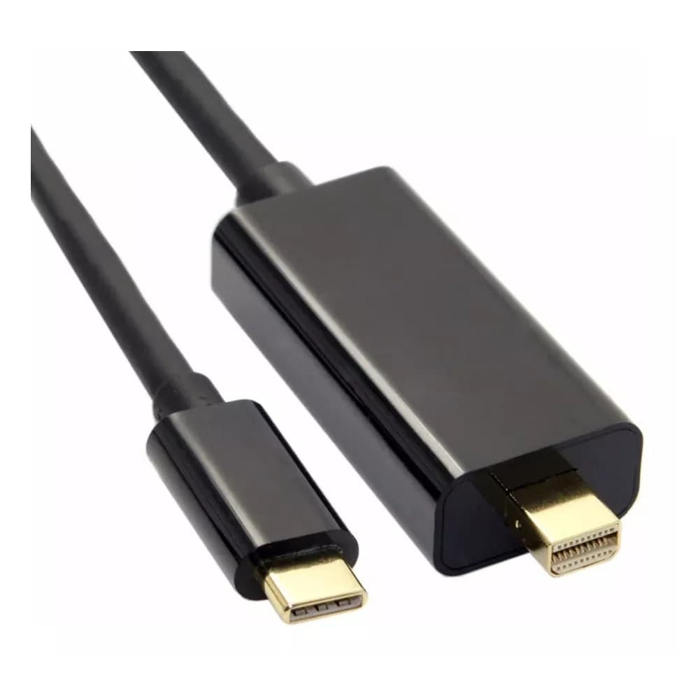 Cabo Tipo C Para Mini Displayport - 1,8 Metros 4k Ultra Hd