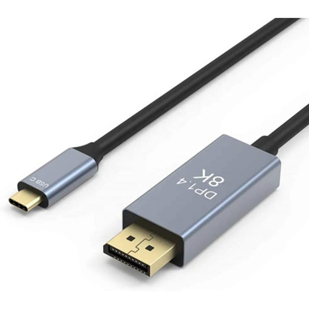 Cabo USB-C para DisplayPort 8K 60HZ-144HZ 1,8 M - Hi-Prime