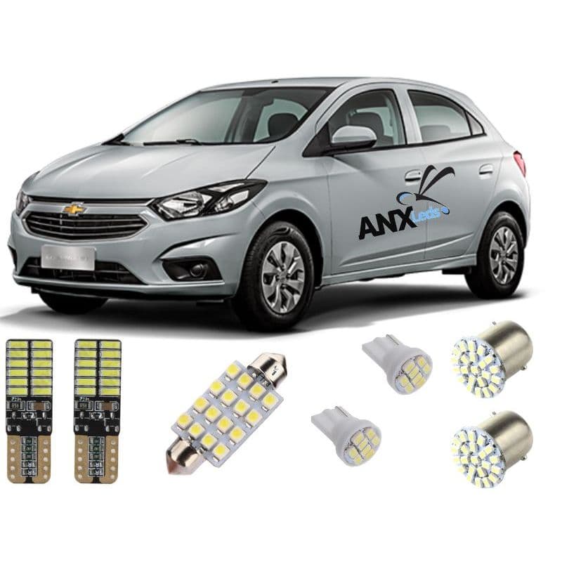 Kit Led Pingo E Torpedo Gm Onix Farolete Placa Teto E Ré
