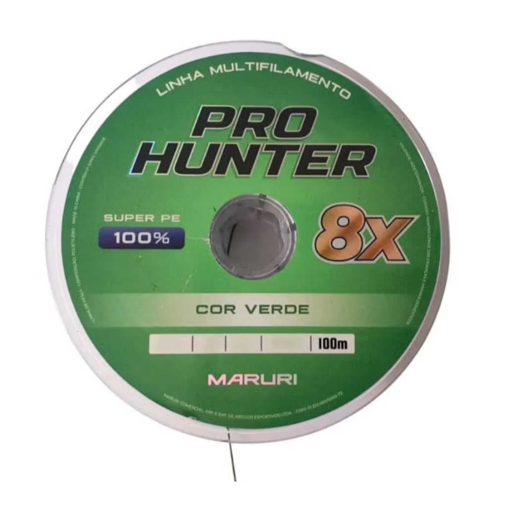 Linha Multifilamento Pro Hunter 8x Maruri 100m - Varias Medidas