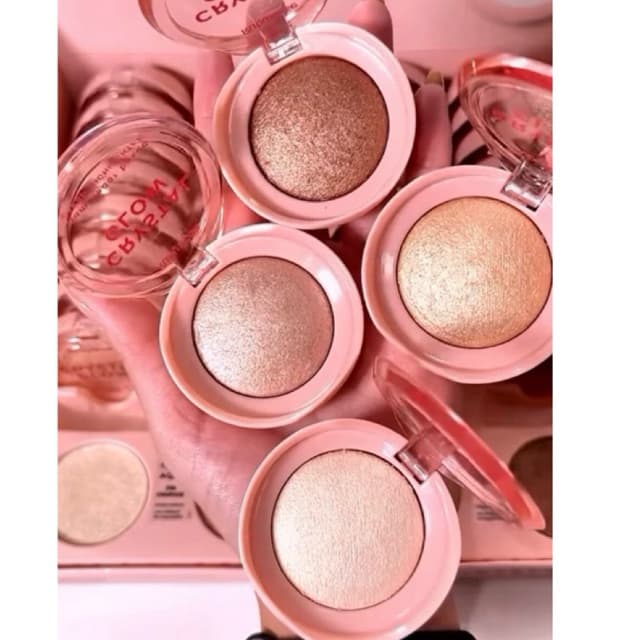 Iluminadores Crystal Glow Linha Rosa Ruby Rose