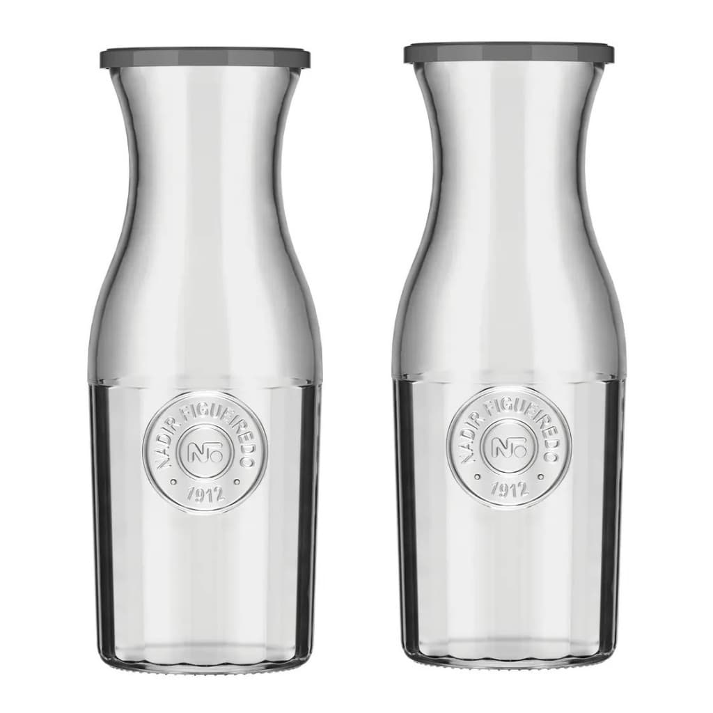 Jarra Decanter 1,2 litros **SALDO DE FÁBRICA** Americano Vintage vidro Nadir, c/ tampa.