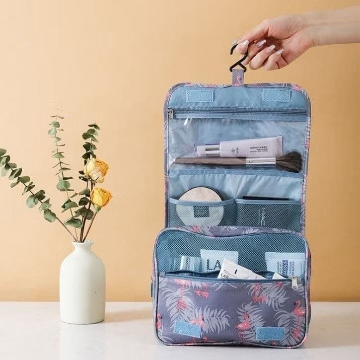 Necessaire Bolsa De Viagem Organizador De Objetos De Higiene Pessoal Com Divisória