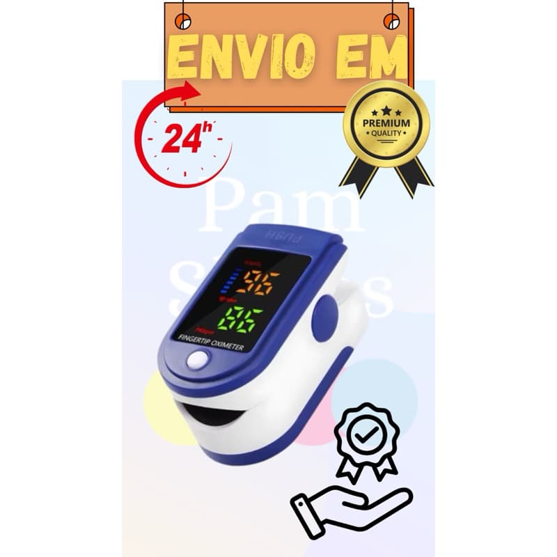 Oximetro Digital De Dedo Medidor De Saturação e Oxigênio No Sangue