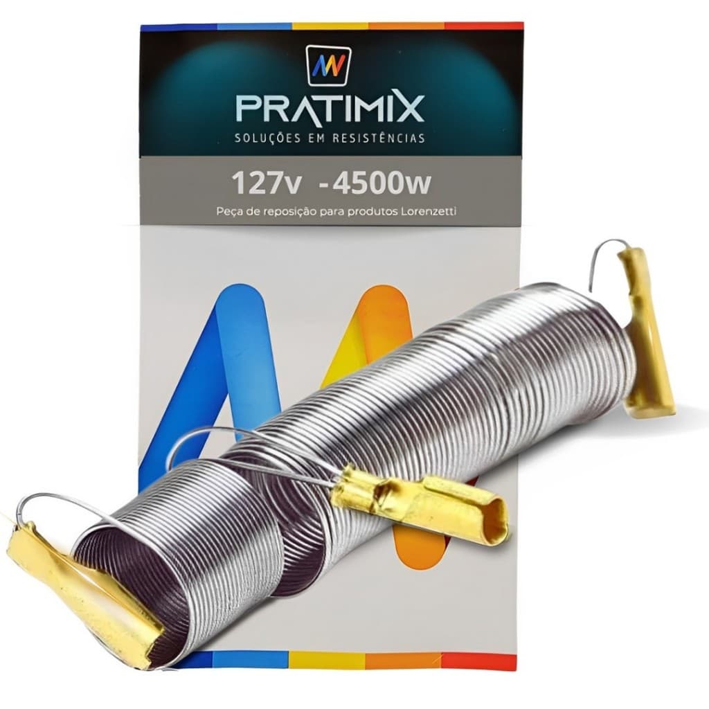 Resistência Max Ducha Ultra Jet Set 3 Lorenzetti 127v -4500w Pratimix