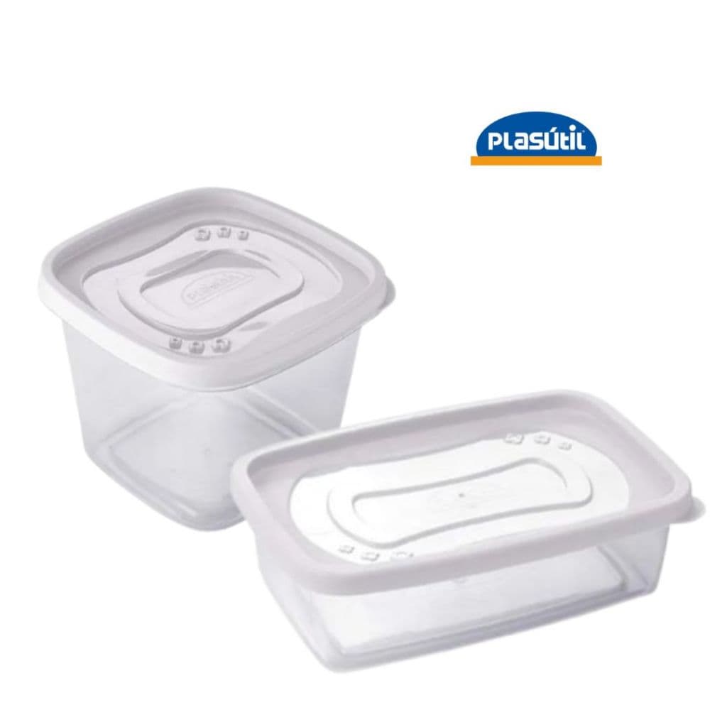 Kit clic pote plástico Plasútil 680ml 1,2l