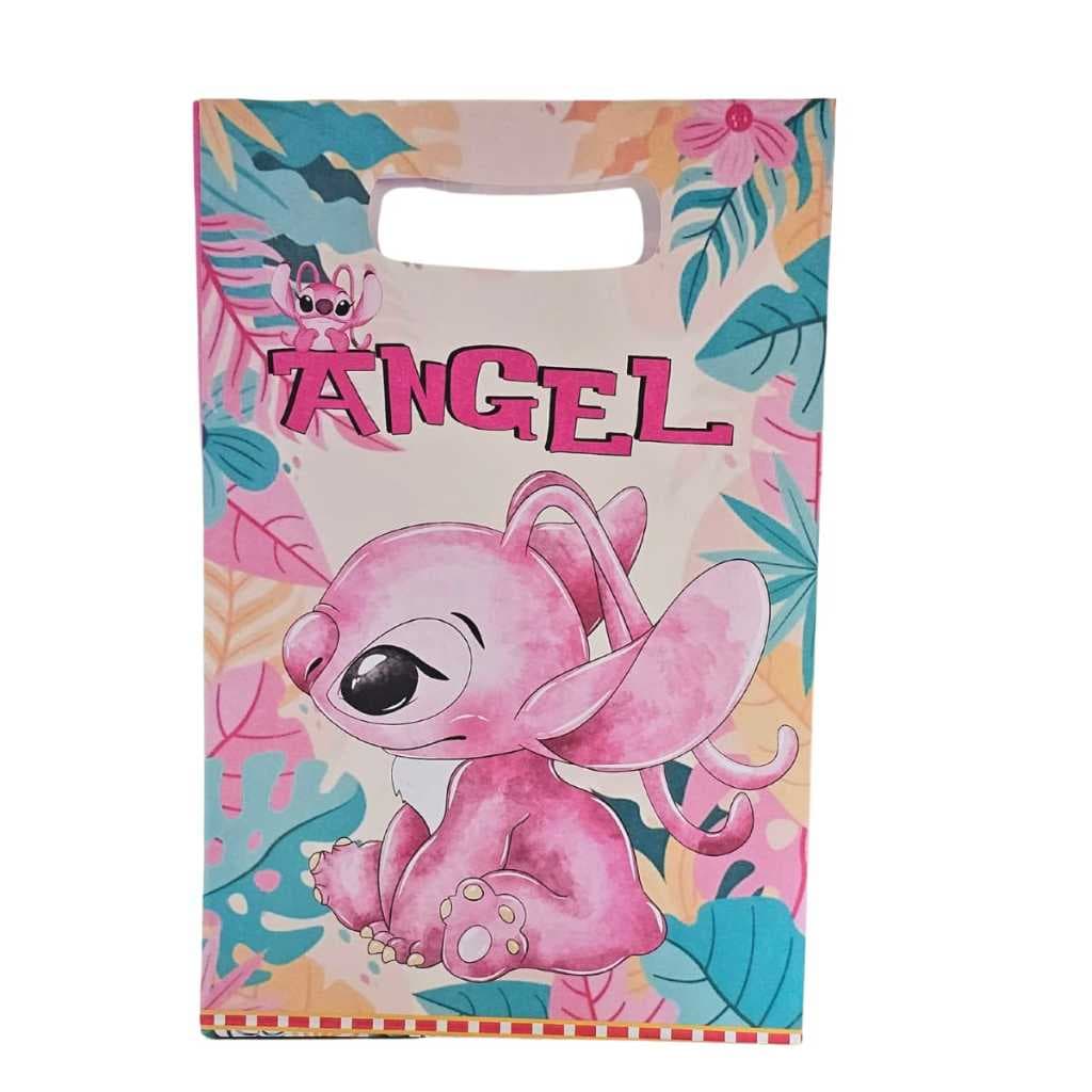 Sacola surpresa Aniversário Festa Lilo Stitch Angel c/ 10 Unidades