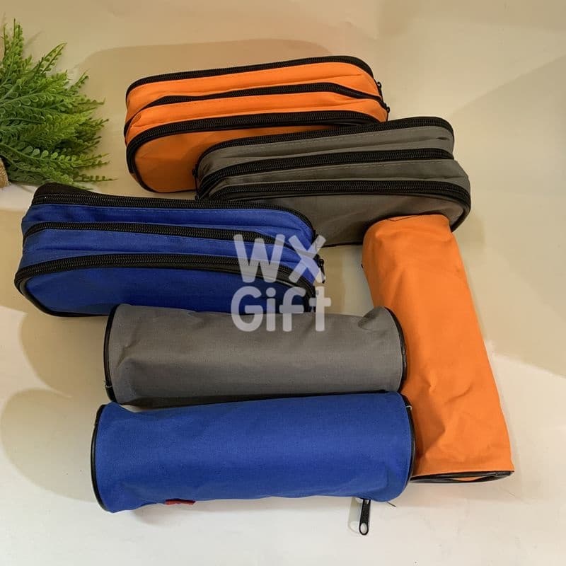 Estojo Cores Sólidas 1 e 3 Dividórias - Win Paper / WX Gift