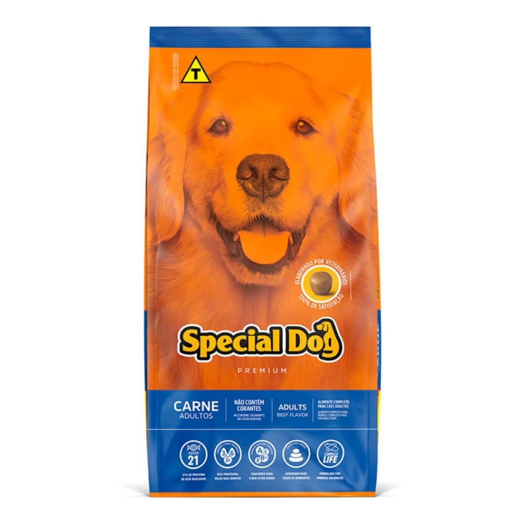 Ração Special Dog Premium Carne para Cães Adultos 15Kg