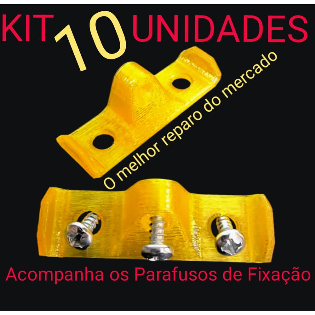 KIT 10 Reparo Tomada 4x2 Universal Parafuso Parede Salva Caixinha interruptor (ENVIO IMEDIATO) MOD-I