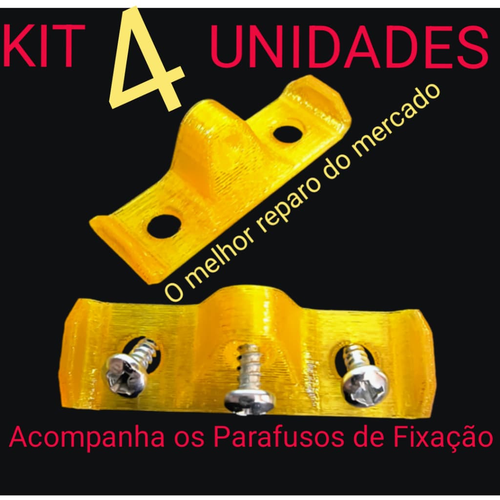 KIT 4 Reparo Tomada 4x2 Universal Parafuso Parede Salva Caixinha interruptor (ENVIO IMEDIATO) MOD-I.