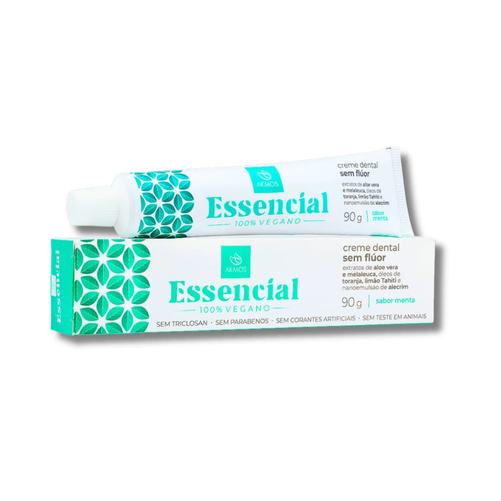 Essencial: Creme Dental Natural Sabor Menta - Akmos