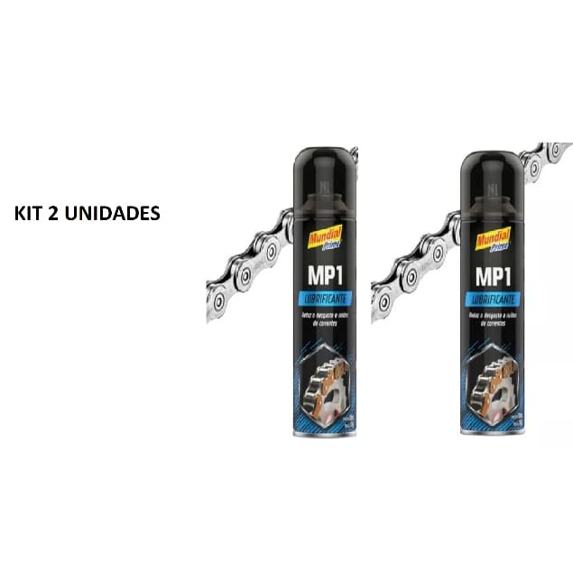 Kit 2  Lubrificante de Corrente 250Ml MP1 Mundial Prime