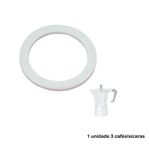 Anel De Vedação Cafeteira Italiana 3 Cafés Xícaras