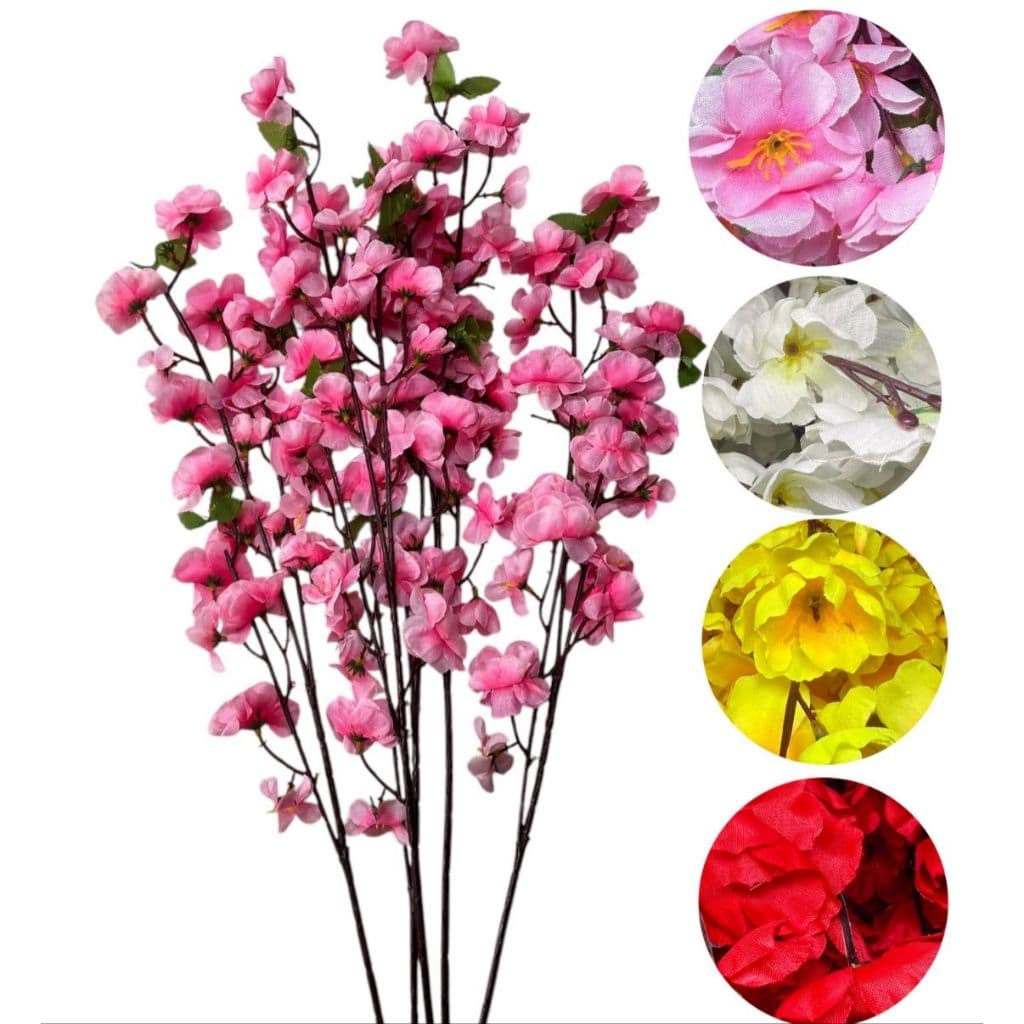 “Galho Decorativo 65cm - Delicadeza de Pessegueiro”