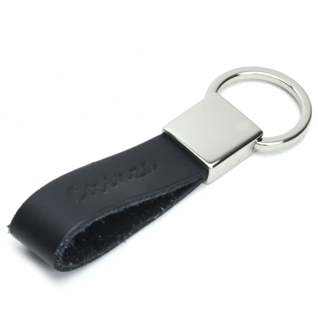 Chaveiro Masculino Com Argola Rebatível E Tira Em couro